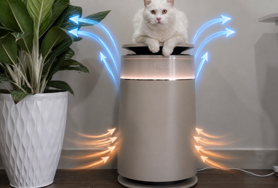 T&ocirc;i đ&atilde; t&igrave;m thấy &ldquo;ch&acirc;n &aacute;i&rdquo; cho hội nu&ocirc;i ch&oacute; m&egrave;o: một chiếc m&aacute;y lọc kh&ocirc;ng kh&iacute; biết tự dọn l&ocirc;ng - Ảnh 39.