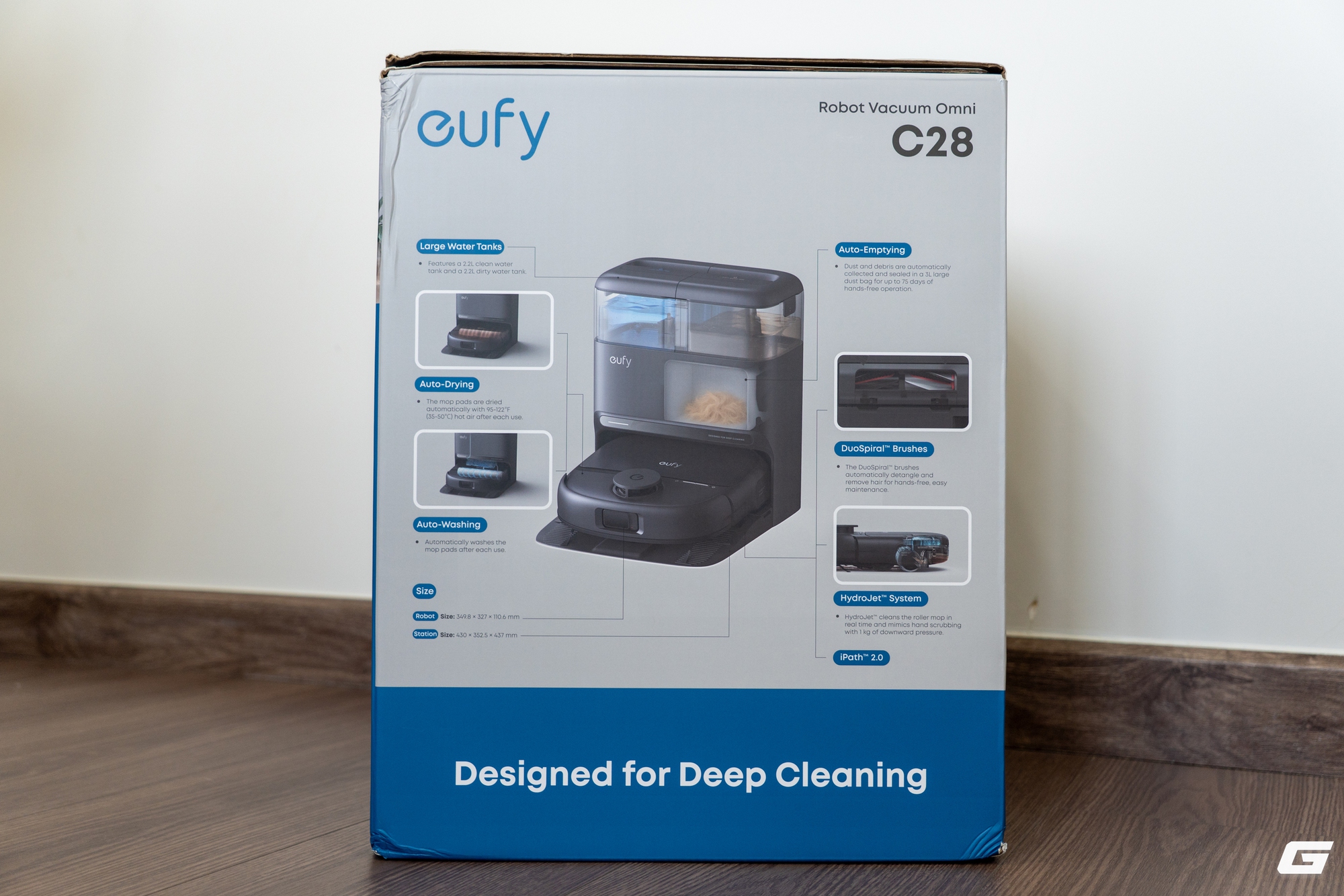 Tr&ecirc;n s&agrave;n eufy Omni C28: Lực h&uacute;t si&ecirc;u mạnh, con lăn lau s&agrave;n kiểu robot ngh&igrave;n đ&ocirc;, gi&aacute; chỉ bằng một nửa - Ảnh 3.