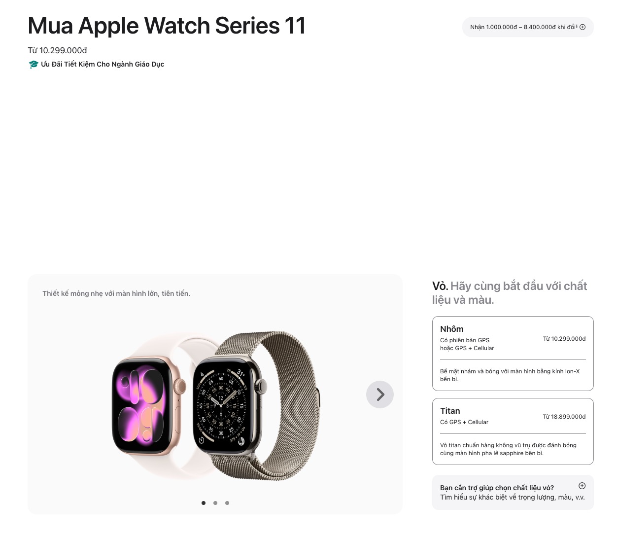 Apple Watch lần đầu c&oacute; ưu đ&atilde;i gi&aacute;o dục tại Việt Nam, gi&uacute;p sinh vi&ecirc;n tiết kiệm hơn cả triệu đồng- Ảnh 2.