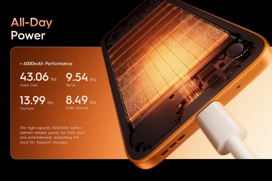  Pin tới 6.000 mAh vẫn mỏng 7,8 mm, camera Sony 50 MP, độ bền được chứng nhận 6 năm - Ảnh 2.