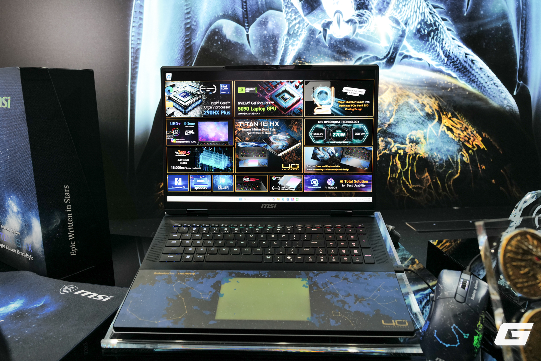 Gallery - Đây là những mẫu laptop MSI đáng chú ý nhất tại Computex 2026: từ Titan 18 HX “Thiên Long” đến Toy Story và Claw 8 EX AI+ - image 5