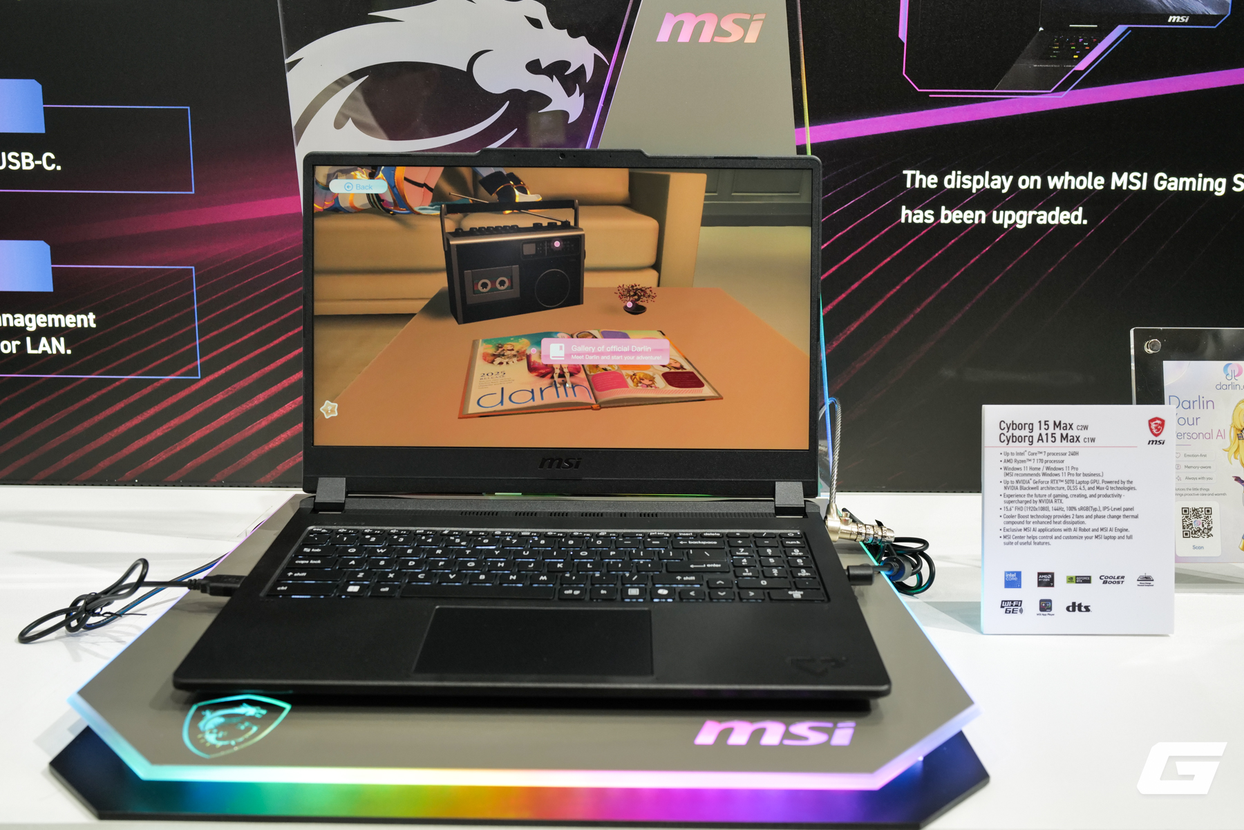 Gallery - Đây là những mẫu laptop MSI đáng chú ý nhất tại Computex 2026: từ Titan 18 HX “Thiên Long” đến Toy Story và Claw 8 EX AI+ - image 15