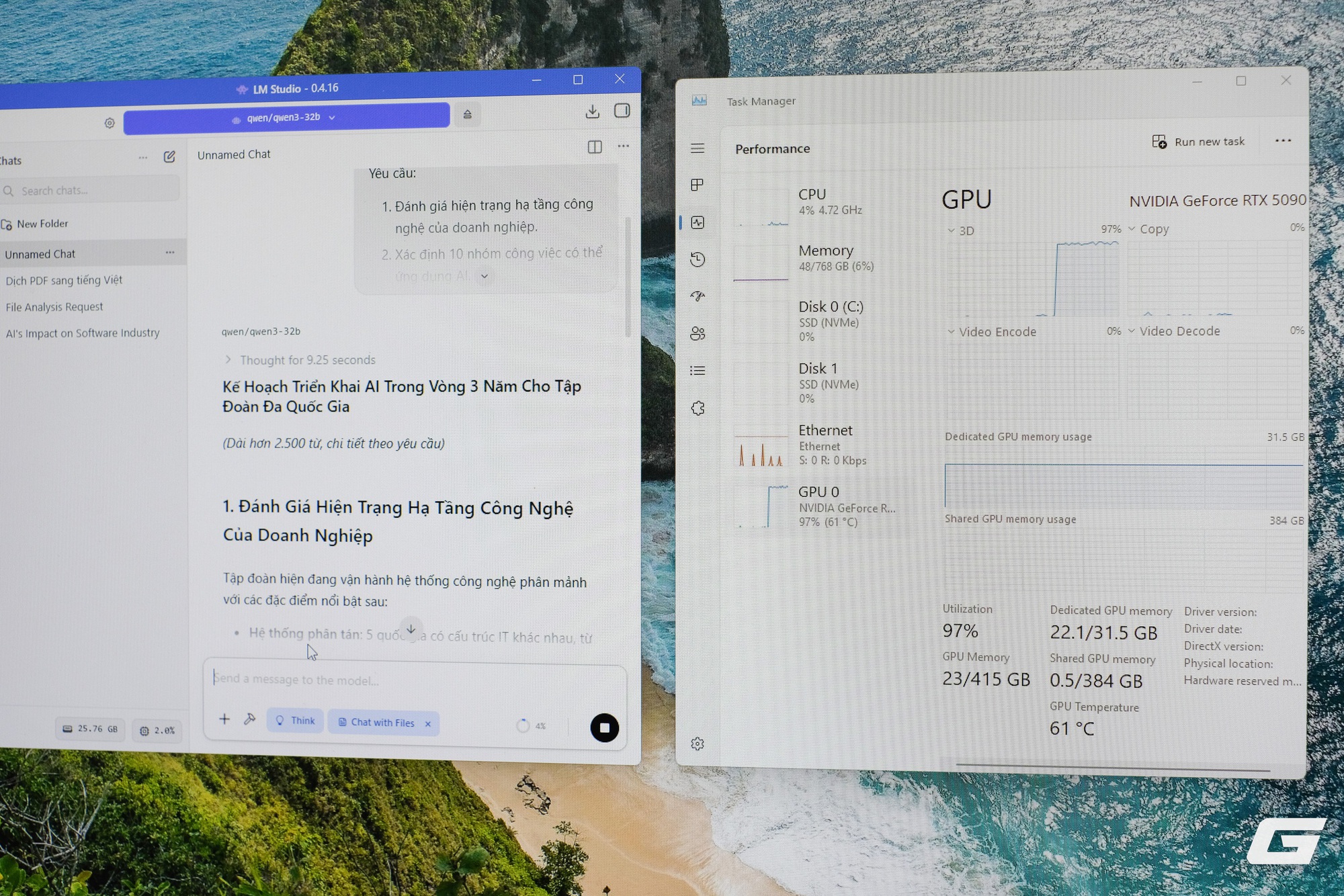 Cận cảnh bộ PC AI gi&aacute; 1 tỷ đồng tại Việt Nam: Ri&ecirc;ng tiền RAM 768GB đ&atilde; mất 600 triệu đồng, nhưng doanh nghiệp vẫn mạnh tay mua liền 4 bộ- Ảnh 14.
