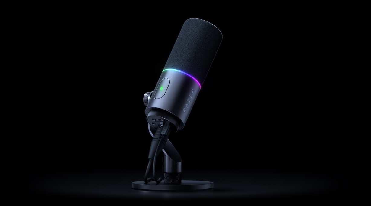 Razer ra mắt Seiren V3 Pro: Micro đầu ti&ecirc;n của h&atilde;ng c&oacute; cả kết nối XLR lẫn USB-C, t&iacute;ch hợp AI xử l&yacute; &acirc;m thanh - Ảnh 1.