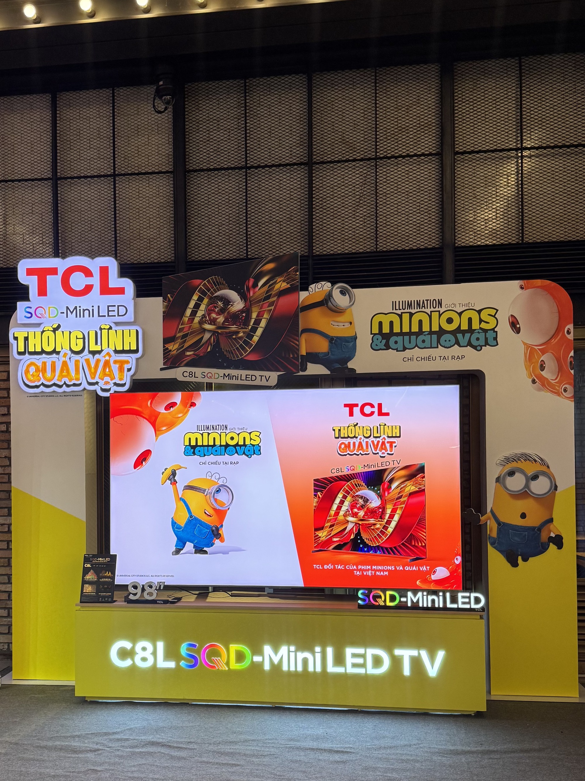 TCL đưa TV C8L SQD-Mini LED đến gần hơn với trải nghiệm điện ảnh th&ocirc;ng qua m&agrave;n hợp t&aacute;c c&ugrave;ng "Minions & Qu&aacute;i Vật" - Ảnh 2.