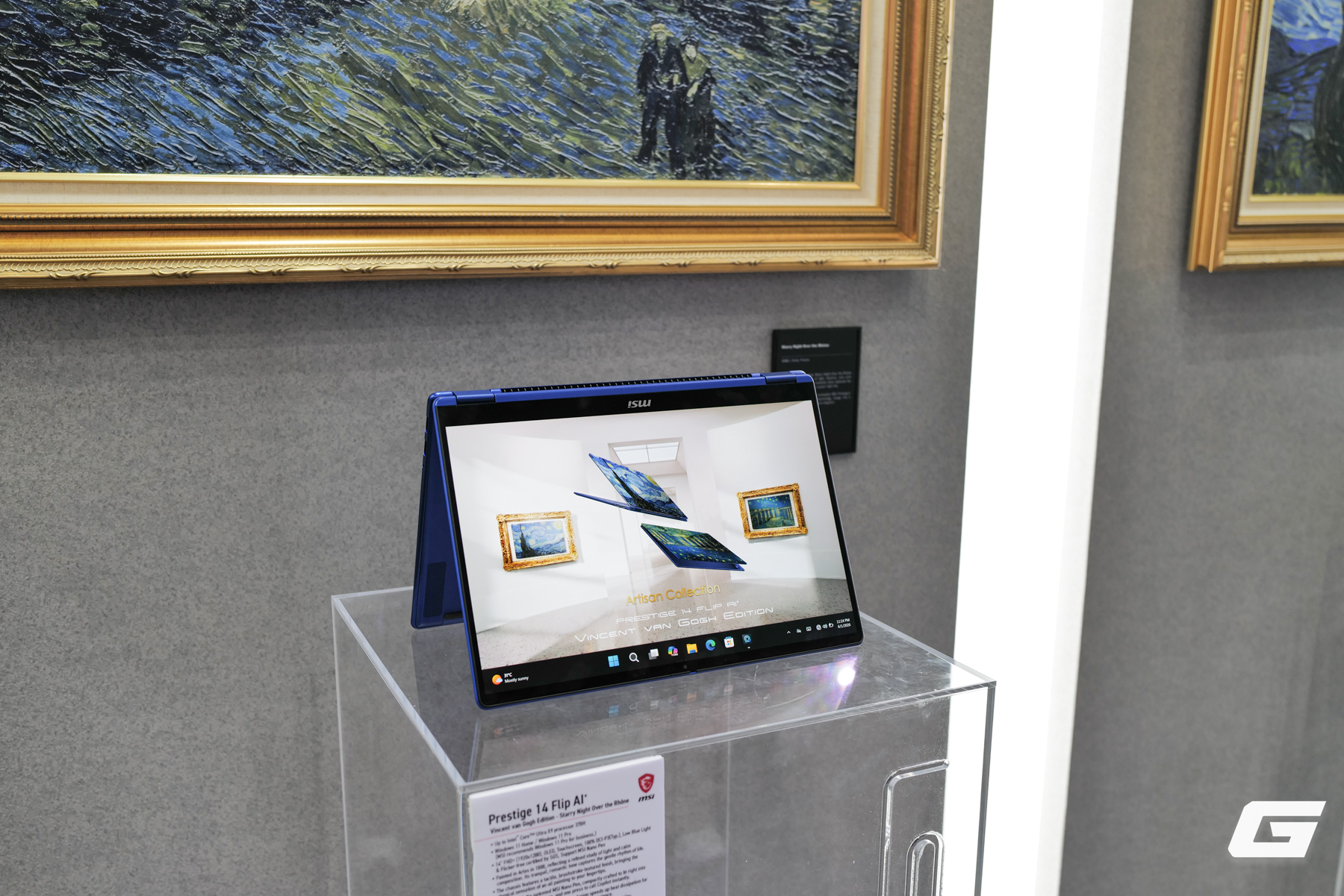 Cận cảnh laptop Van Gogh giới hạn của MSI tại Computex 2026: Đẹp hơn mọi laptop gaming từng thấy - Ảnh 11.