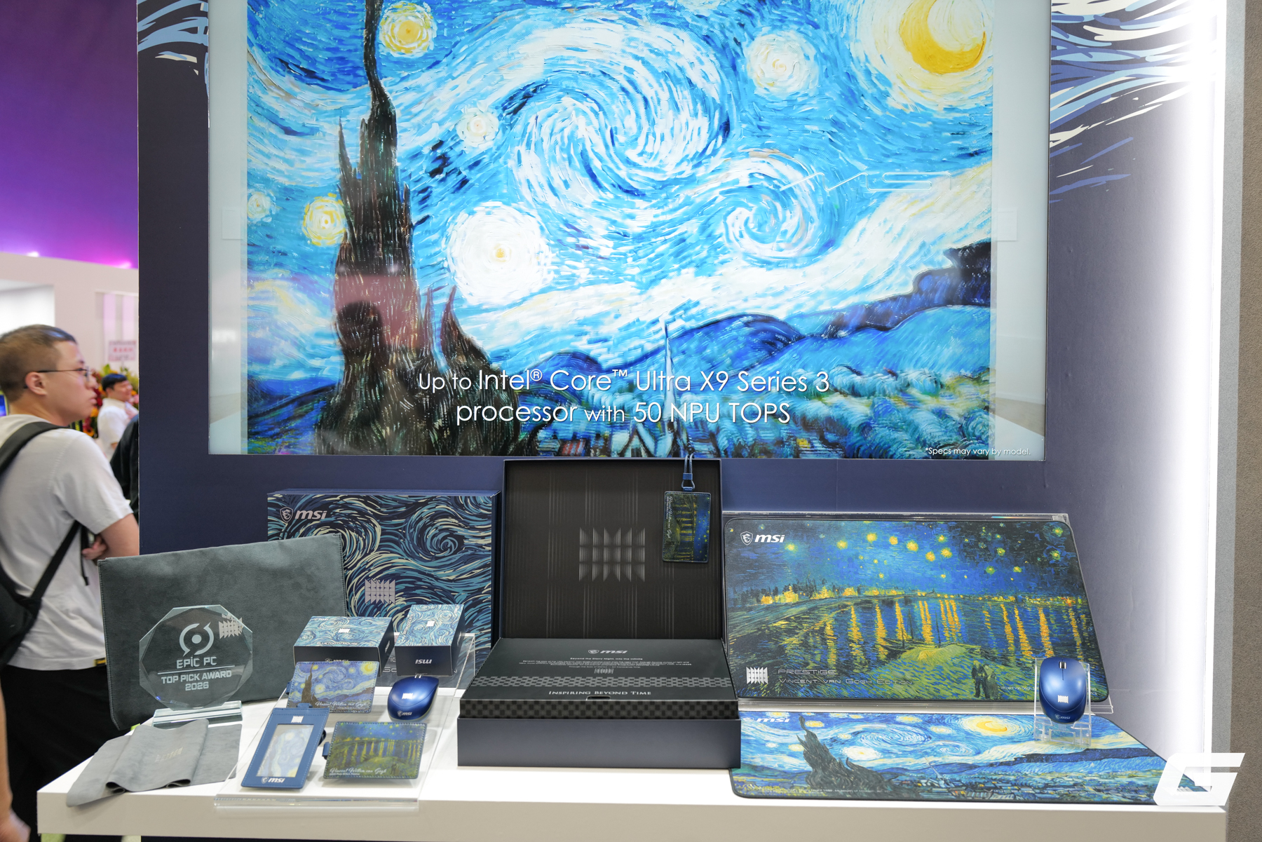 Cận cảnh laptop Van Gogh giới hạn của MSI tại Computex 2026: Đẹp hơn mọi laptop gaming từng thấy - Ảnh 13.