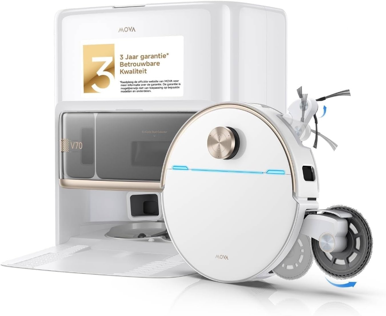 MOVA tung bộ đ&ocirc;i robot h&uacute;t bụi V70 Ultra Complete v&agrave; E50 Ultra mới tại Việt Nam: Flagship vươn tới mọi g&oacute;c khuất, bản phổ th&ocirc;ng sở hữu lực h&uacute;t tới 30.000 Pa - Ảnh 2.