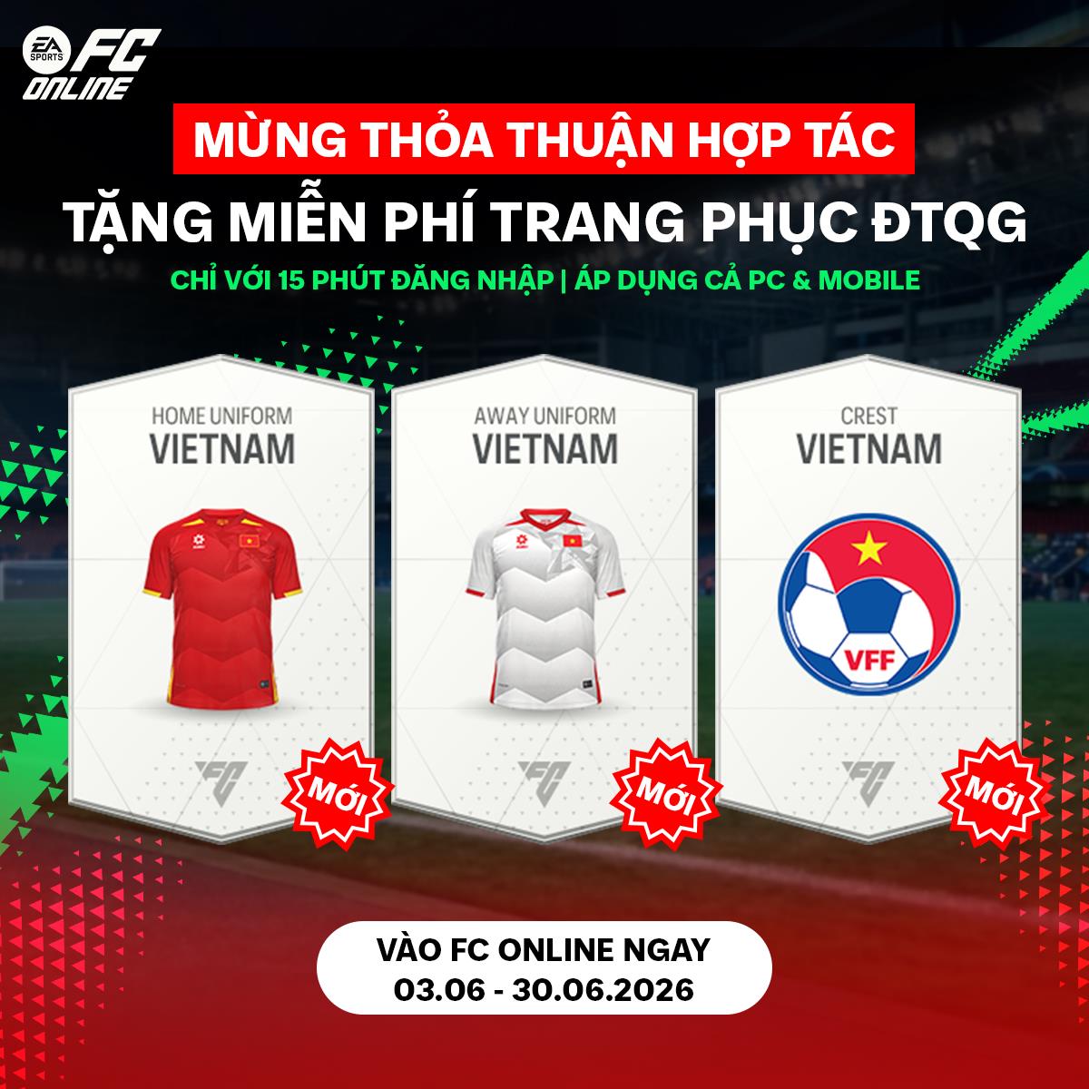 M&oacute;n qu&agrave; bất ngờ cho game thủ FC Online từ m&agrave;n bắt tay VFF - EA Sports - Ảnh 2.