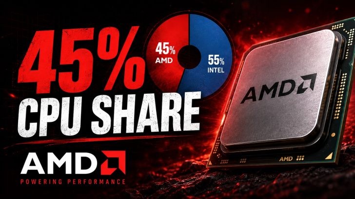 AMD sắp chạm mốc 45% CPU tr&ecirc;n Steam, &aacute;p s&aacute;t Intel hơn bao giờ hết - Ảnh 1.