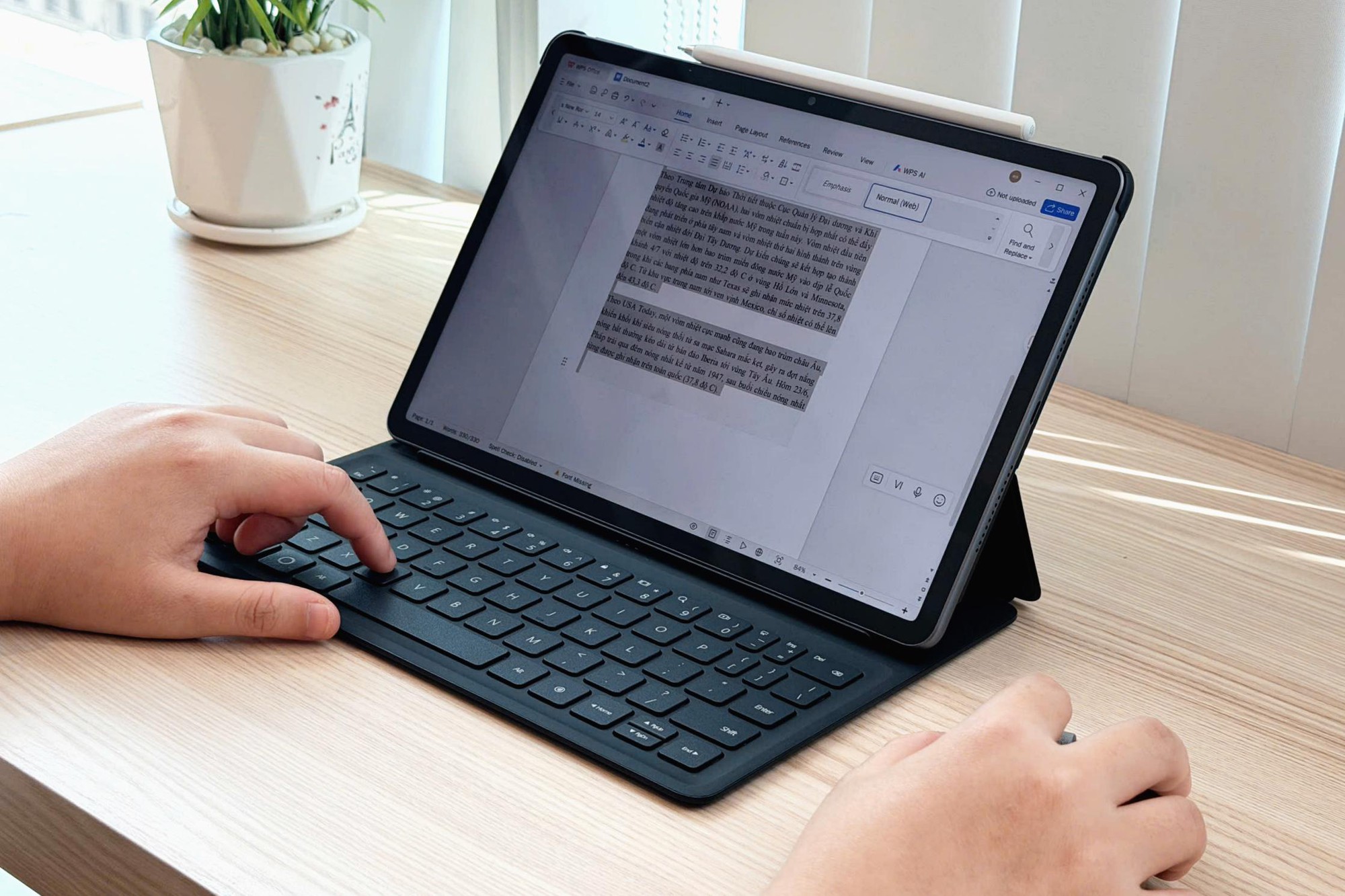 WPS AI tr&ecirc;n HUAWEI MatePad 11.5 (2026): AI xuất hiện ngay trong ứng dụng văn ph&ograve;ng - Ảnh 5.
