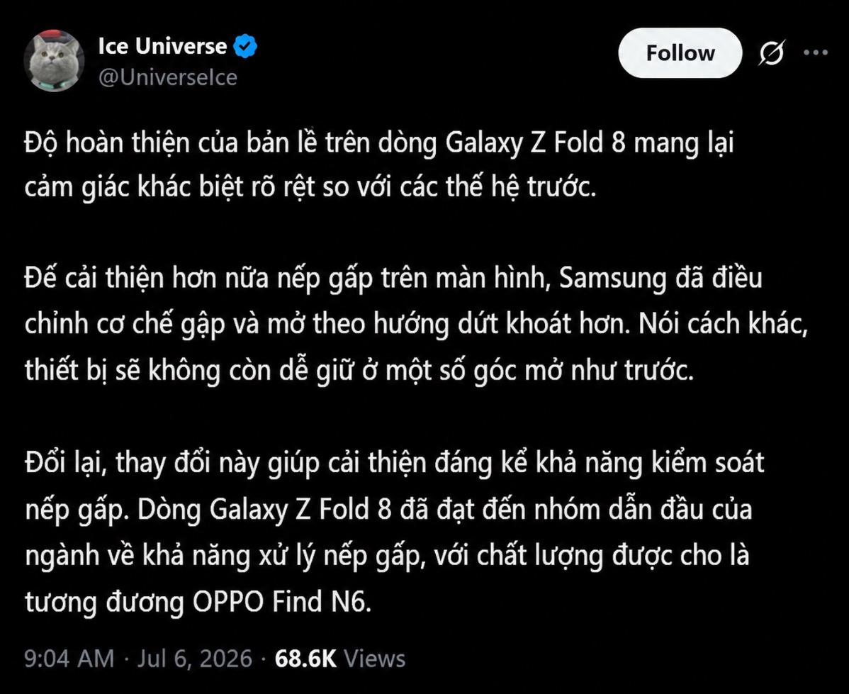 Galaxy Z Fold mới c&oacute; thể thay đổi từ b&ecirc;n trong để ho&agrave;n thiện trải nghiệm b&ecirc;n ngo&agrave;i - Ảnh 1.