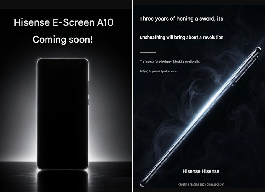 Cận cảnh Hisense A10: Điện thoại sở hữu m&agrave;n h&igrave;nh như m&aacute;y đọc s&aacute;ch nhưng c&oacute; cả m&agrave;n h&igrave;nh LCD ph&iacute;a sau c&oacute; thể th&aacute;o rời từ t&iacute;nh cực độc đ&aacute;o - Ảnh 4.