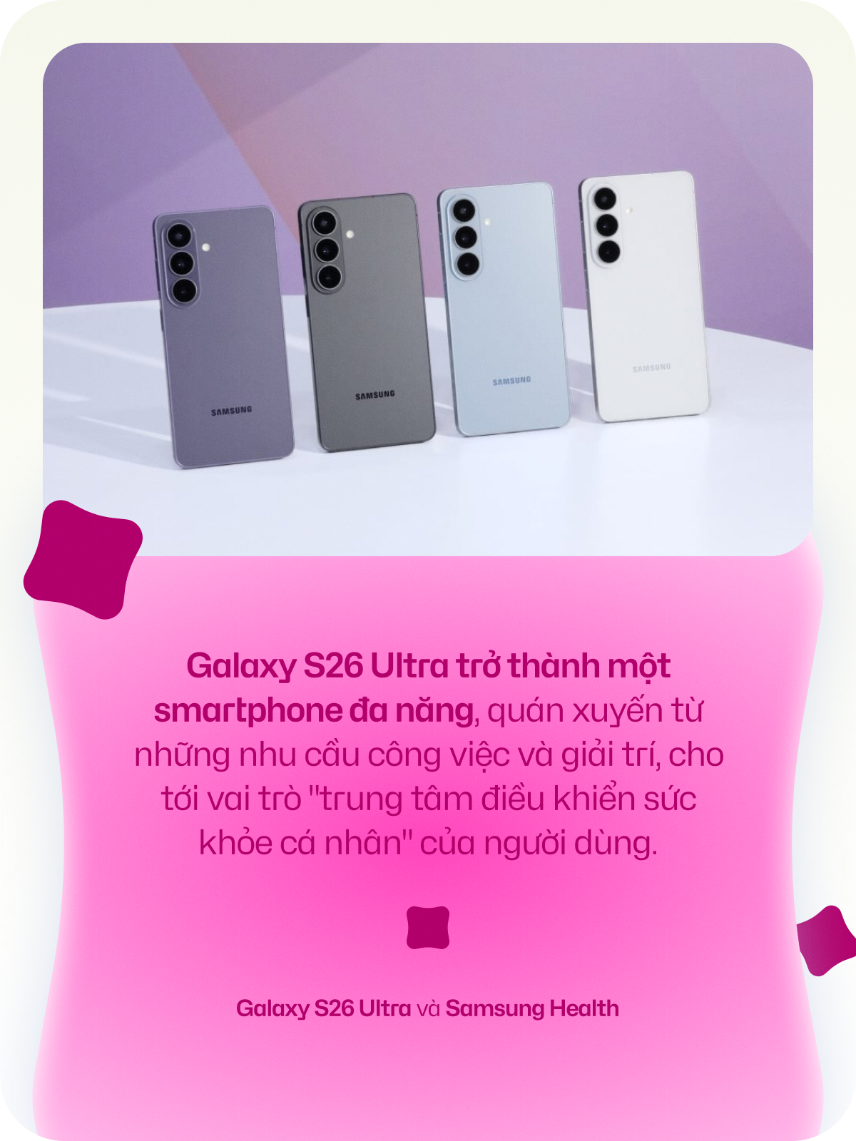 Galaxy S26 Ultra v&agrave; Samsung Health: Từ những con số tr&ecirc;n đồng hồ đến bức tranh to&agrave;n cảnh về sức khỏe - Ảnh 5.