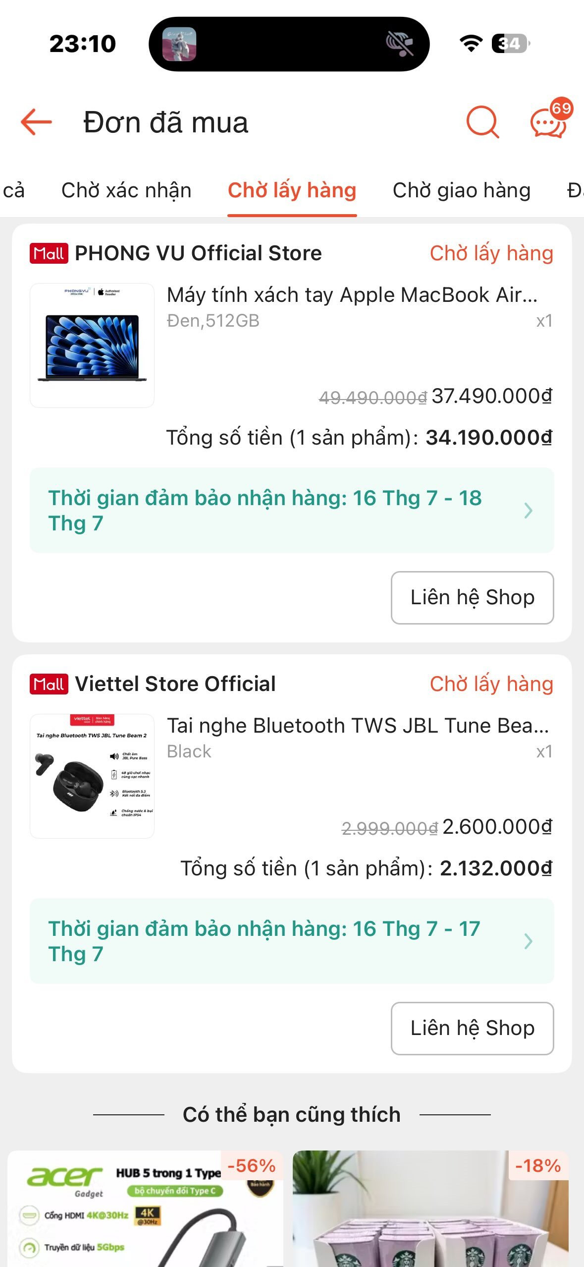 Đặt mua MacBook hơn 34 triệu đồng rồi bất ngờ bị kh&oacute;a t&agrave;i khoản, người d&ugrave;ng bức x&uacute;c v&igrave; kh&ocirc;ng biết l&yacute; do, Shopee l&ecirc;n tiếng- Ảnh 6.