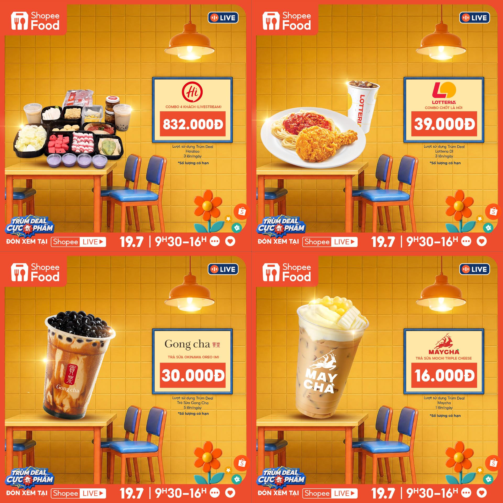 Muốn ăn ngon cả tuần, đừng bỏ qua loạt b&iacute; k&iacute;p săn deal n&agrave;y tr&ecirc;n livestream của ShopeeFood - Ảnh 1.