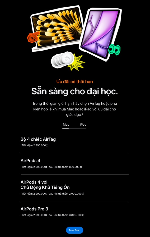Đi t&igrave;m deal hời nhất trong đợt Back to School 2026 của Apple - Ảnh 5.