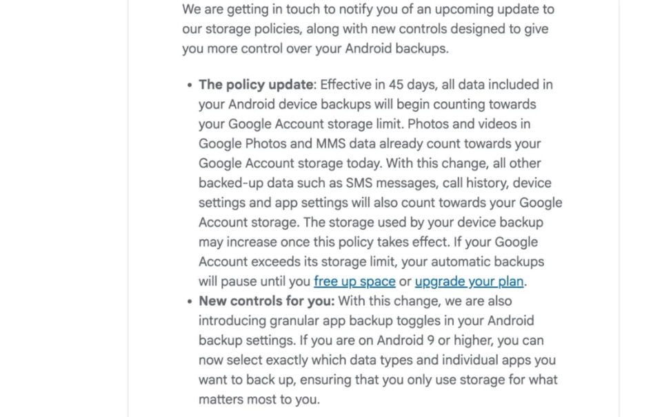 Google gửi email cảnh b&aacute;o người d&ugrave;ng Android, chỉ c&ograve;n 45 ng&agrave;y trước khi thay đổi n&agrave;y c&oacute; hiệu lực - Ảnh 1.