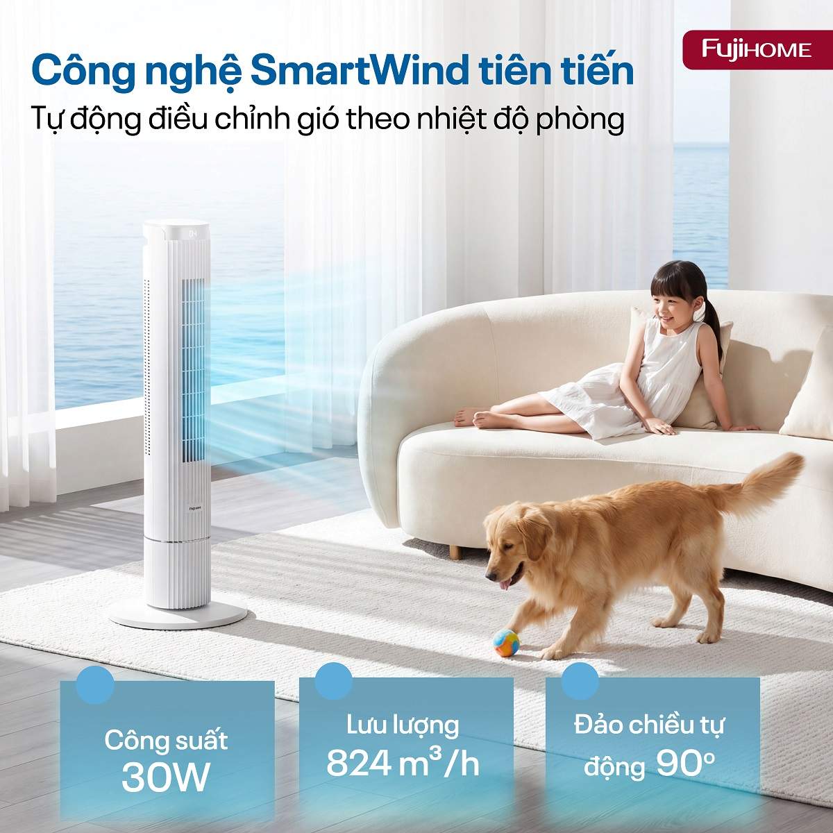 Chiếc quạt th&aacute;p &ldquo;hiểu&rdquo; nhiệt độ ph&ograve;ng: Khi l&agrave;m m&aacute;t trong nh&agrave; kh&ocirc;ng chỉ l&agrave; thổi gi&oacute; thật mạnh - Ảnh 2.