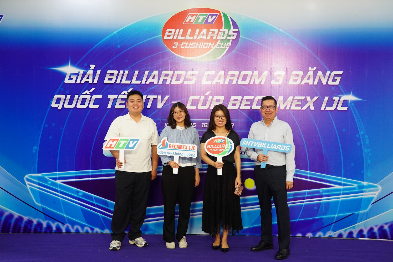 Giải Billiards Carom 3 băng Quốc tế HTV 2026 trở lại từ ngày 10/8, quy tụ hàng trăm cơ thủ- Ảnh 1. Giải Billiards Carom 3 băng Quốc tế HTV 2026 trở lại từ ngày 10/8, quy tụ hàng trăm cơ thủ- Ảnh 1.