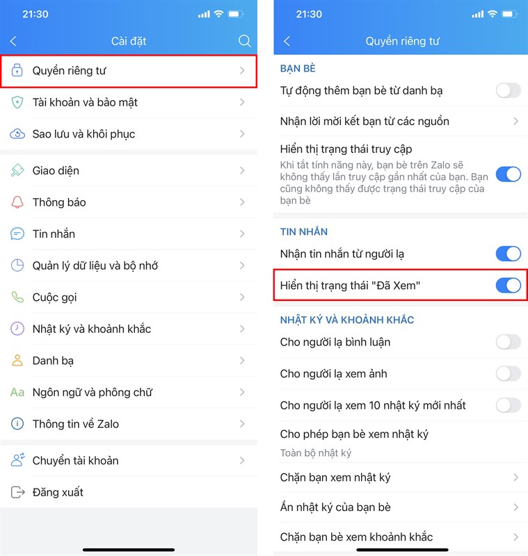 T&iacute;nh năng tr&ecirc;n Zalo gi&uacute;p xem tin nhắn thoải m&aacute;i, người gửi kh&ocirc;ng biết người nhận đọc tin nhắn hay chưa - Ảnh 4.