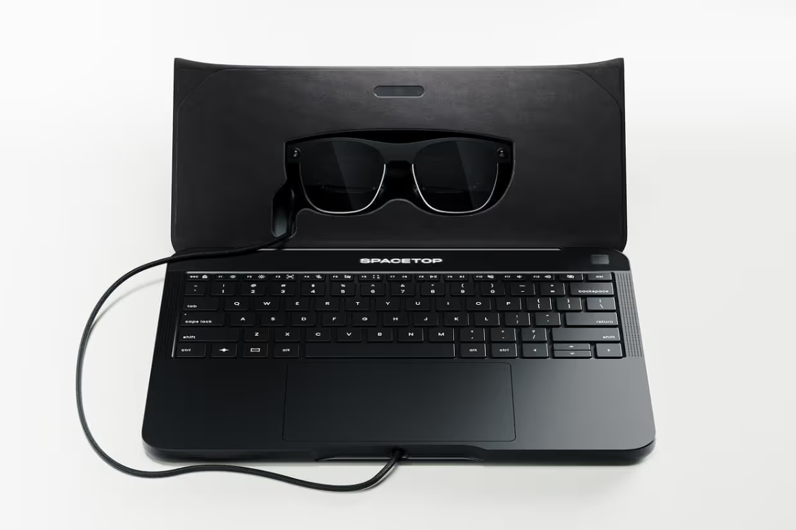Vứt luôn màn hình laptop, Spacetop G1 cho người dùng đeo cả “màn hình 100 inch” trên mặt- Ảnh 2. Vứt luôn màn hình laptop, Spacetop G1 cho người dùng đeo cả “màn hình 100 inch” trên mặt- Ảnh 2.