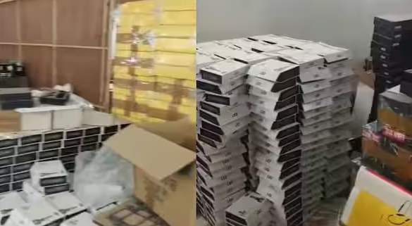 Đột kích một cơ sở, cảnh sát triệt phá đường dây điện thoại giả mang nhãn Oppo, Realme, bắt giữ 2 nghi phạm - Ảnh 1.