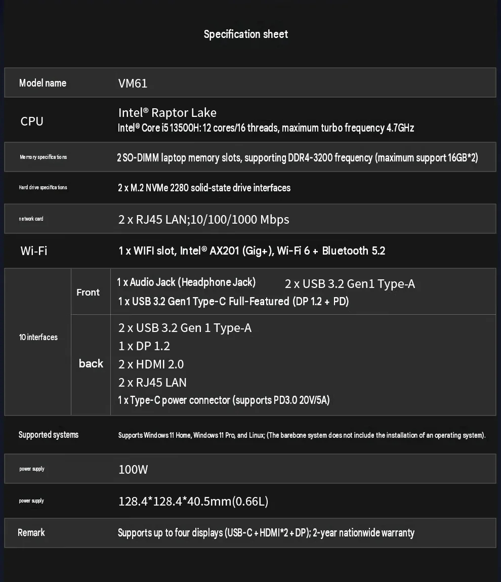 Asus ra mắt mini PC VM61 chỉ 0,66 l&iacute;t, cấp nguồn qua USB-C l&agrave; chạy, gi&aacute; từ 15 triệu - Ảnh 4.