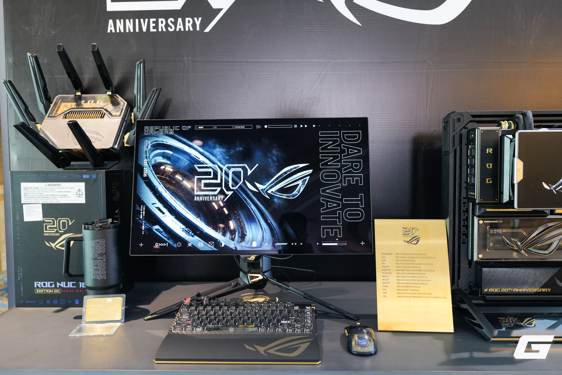 Gallery - ASUS tung loạt linh kiện phiên bản kỷ niệm 20 năm: Đã có giá tại Việt Nam, ráp cả bộ chỉ hơn... 500 triệu - image 9