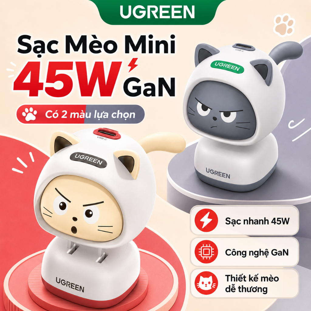Gallery - Nghỉ lễ săn sale: Smartwatch ngon bổ tầm 1 triệu, sạc Ugreen 45W hình mèo giảm nửa giá, bình giữ nhiệt Xiaomi chỉ +180.000đ - image 4