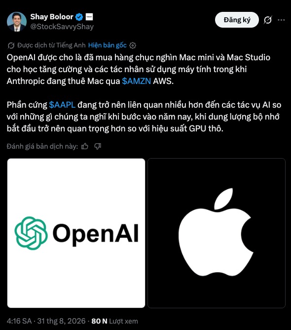 OpenAI gom h&agrave;ng chục ngh&igrave;n m&aacute;y Mac mini, PC Nvidia chưa b&aacute;n đ&atilde; &ldquo;ch&aacute;y&rdquo; l&ocirc; đầu - Ảnh 1.