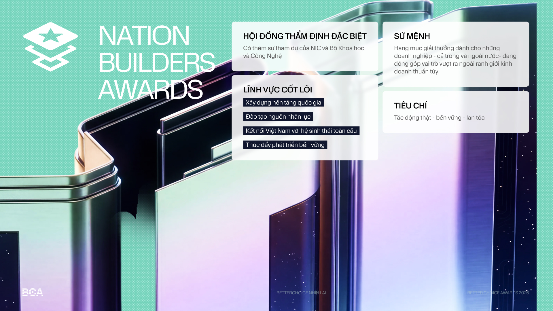 Nation Builders Awards, hạng mục mới của Better Choice Awards 2026 t&ocirc;n vinh doanh nghiệp kiến quốc - Ảnh 1.