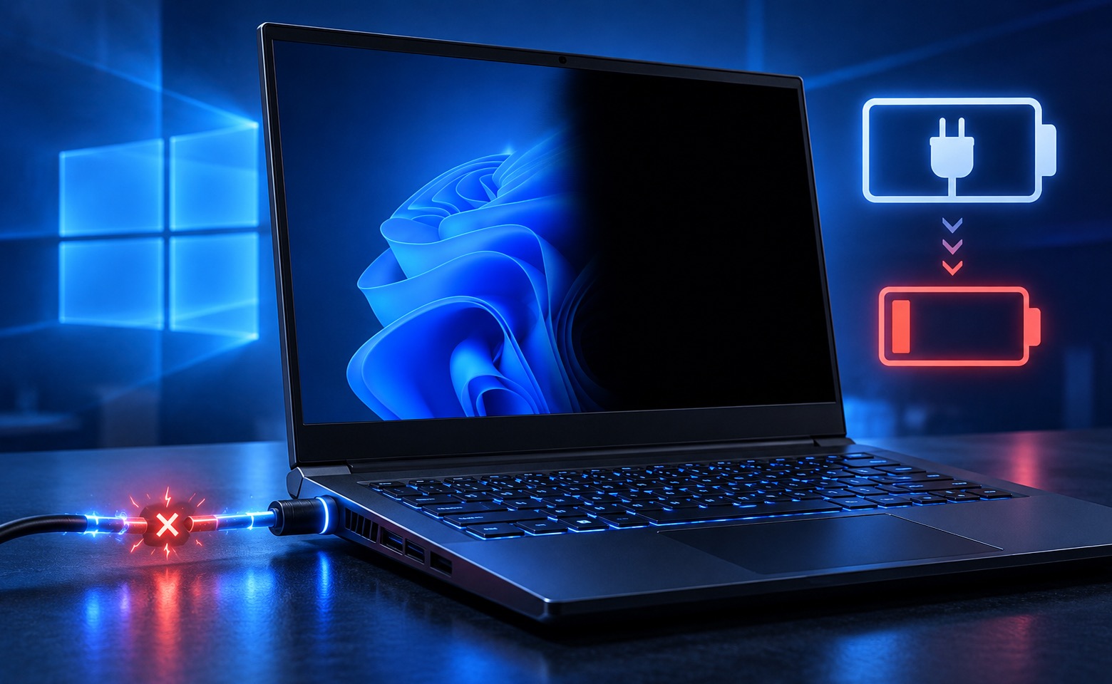 Bản cập nhật Windows 11 khiến laptop tự ngắt sạc d&ugrave; vẫn cắm điện- Ảnh 1.