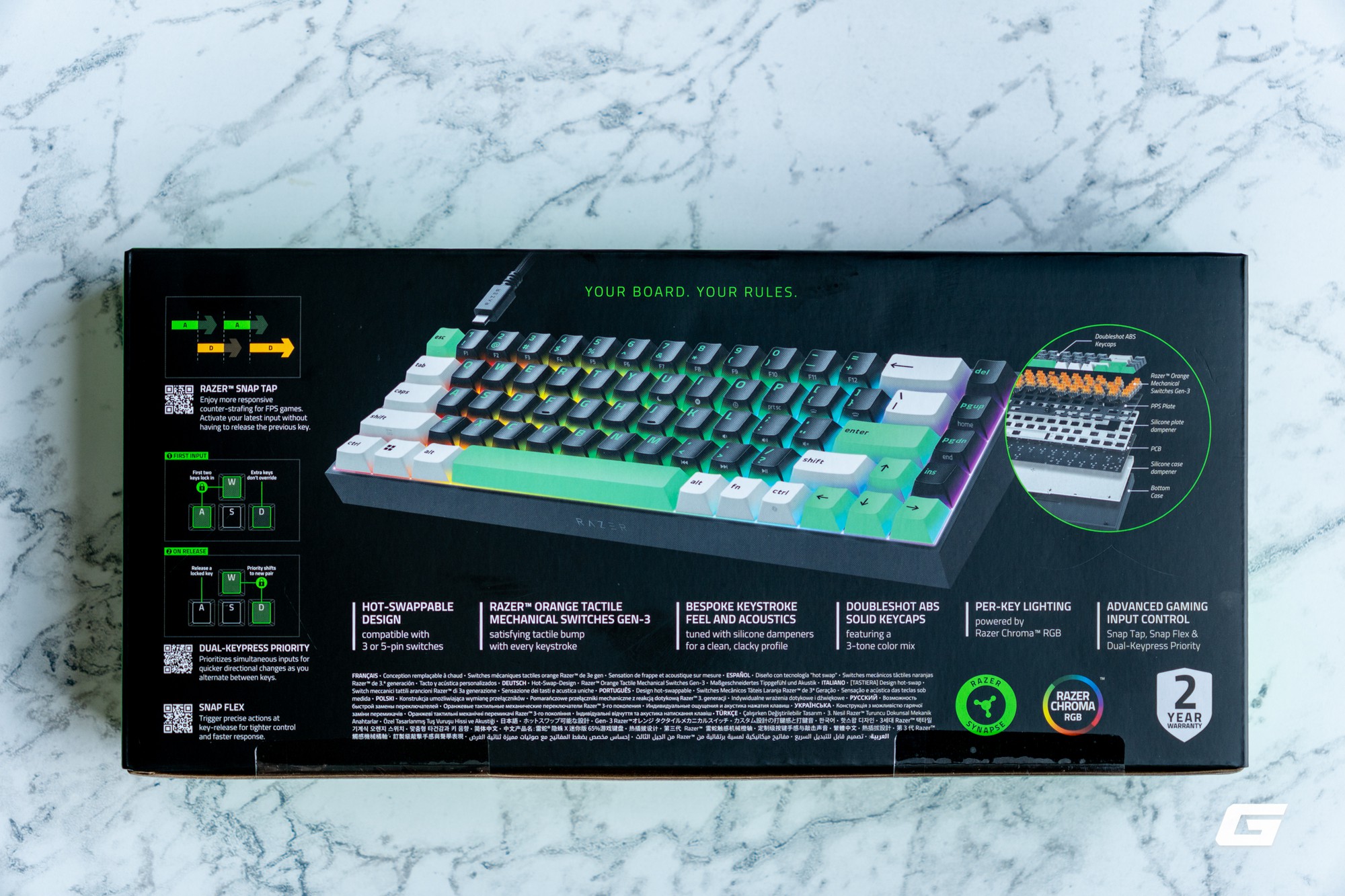 Trên tay Razer Reclusa X Mini 65%: Bàn phím cơ rẻ nhất lịch sử Razer, hỗ trợ hot-swap và nhiều tính năng gaming “xịn sò” - Ảnh 3.