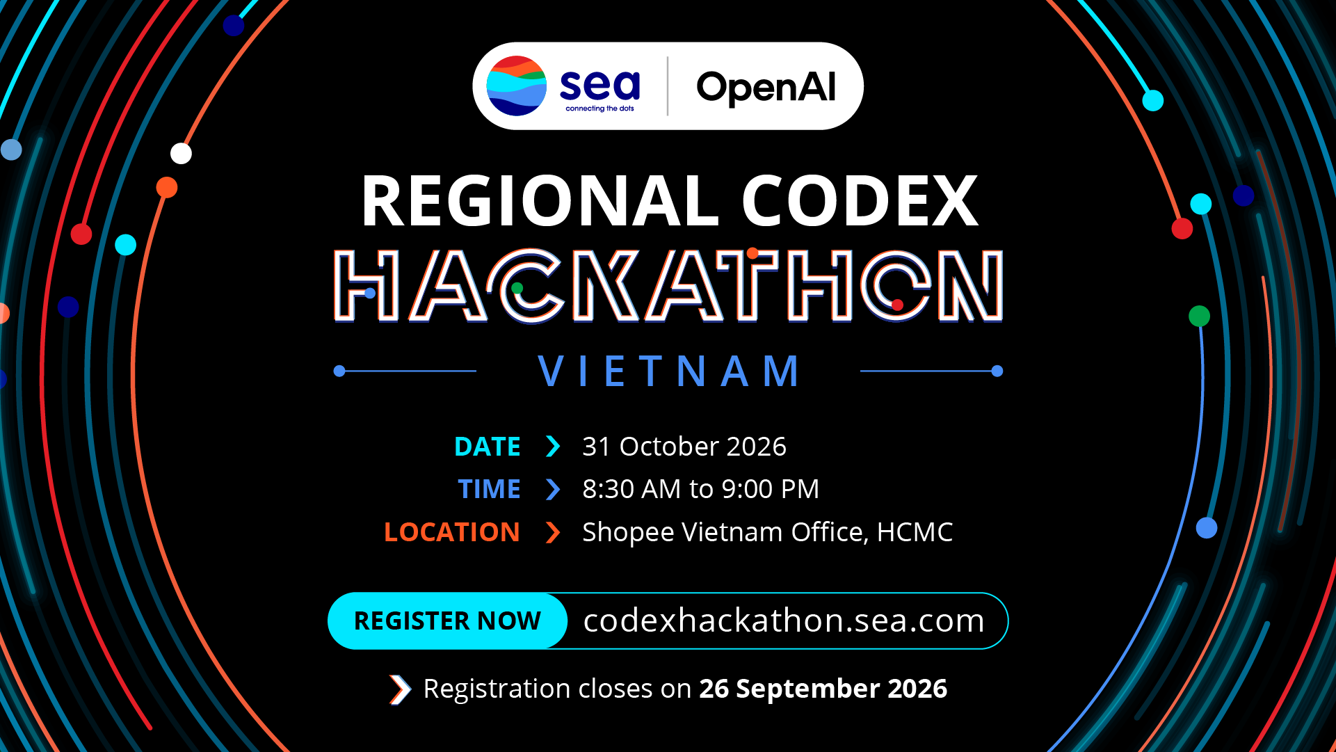 Sắp đ&oacute;ng cổng đăng k&yacute; Sea x OpenAI Codex Hackathon - cuộc thi d&agrave;nh cho cộng đồng AI Việt - Ảnh 1.