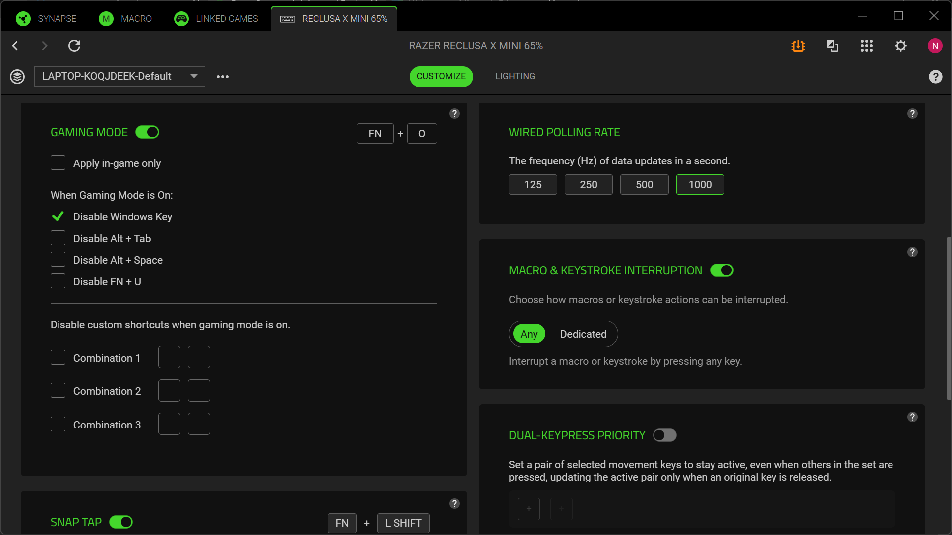 Trên tay Razer Reclusa X Mini 65%: Bàn phím cơ rẻ nhất lịch sử Razer, hỗ trợ hot-swap và nhiều tính năng gaming “xịn sò” - Ảnh 22.