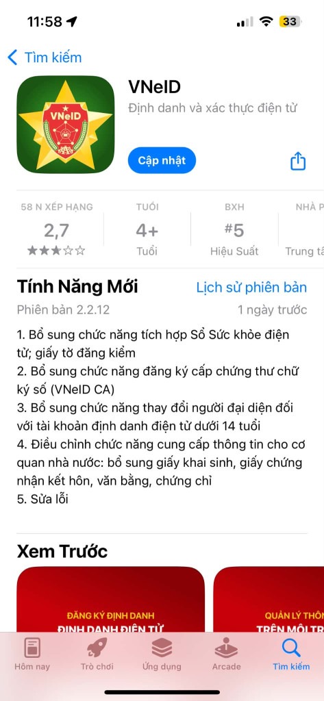 VNeID c&oacute; th&ecirc;m t&iacute;nh năng mới quan trọng, người d&acirc;n n&ecirc;n cập nhật ngay - Ảnh 1.