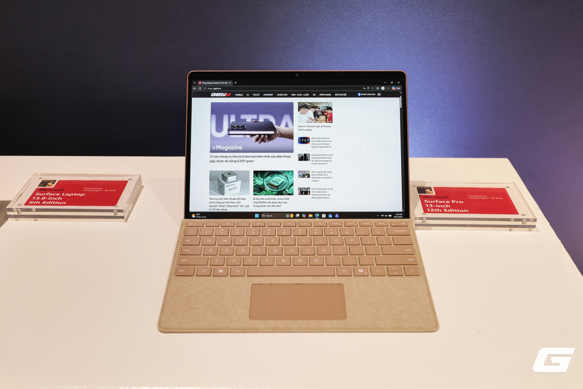 Dạo gian h&agrave;ng Microsoft tại Snapdragon Summit 2026: Giữa d&agrave;n Surface mới, đ&acirc;y mới l&agrave; t&iacute;nh năng t&ocirc;i thấy hấp dẫn nhất - Ảnh 9.