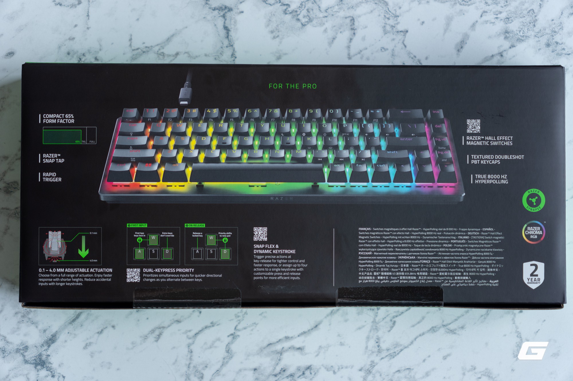 Trên tay bàn phím Hall Effect đầu tiên của Razer: Nhỏ gọn, 8.000 Hz, kiểm soát từng milimet hành trình và đầy đủ “vũ khí” cho game thủ - Ảnh 3.