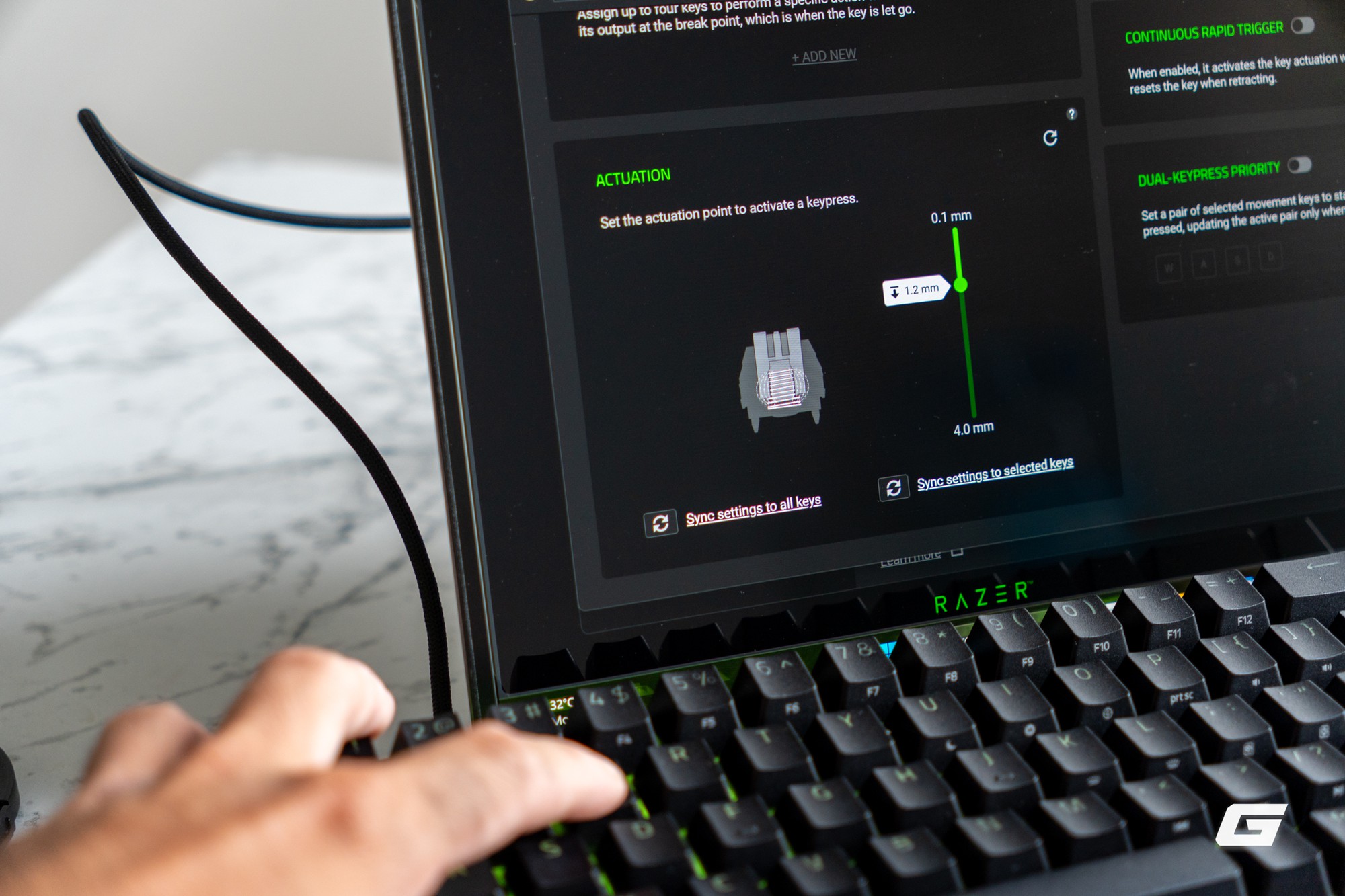 Trên tay bàn phím Hall Effect đầu tiên của Razer: Nhỏ gọn, 8.000 Hz, kiểm soát từng milimet hành trình và đầy đủ “vũ khí” cho game thủ - Ảnh 27.