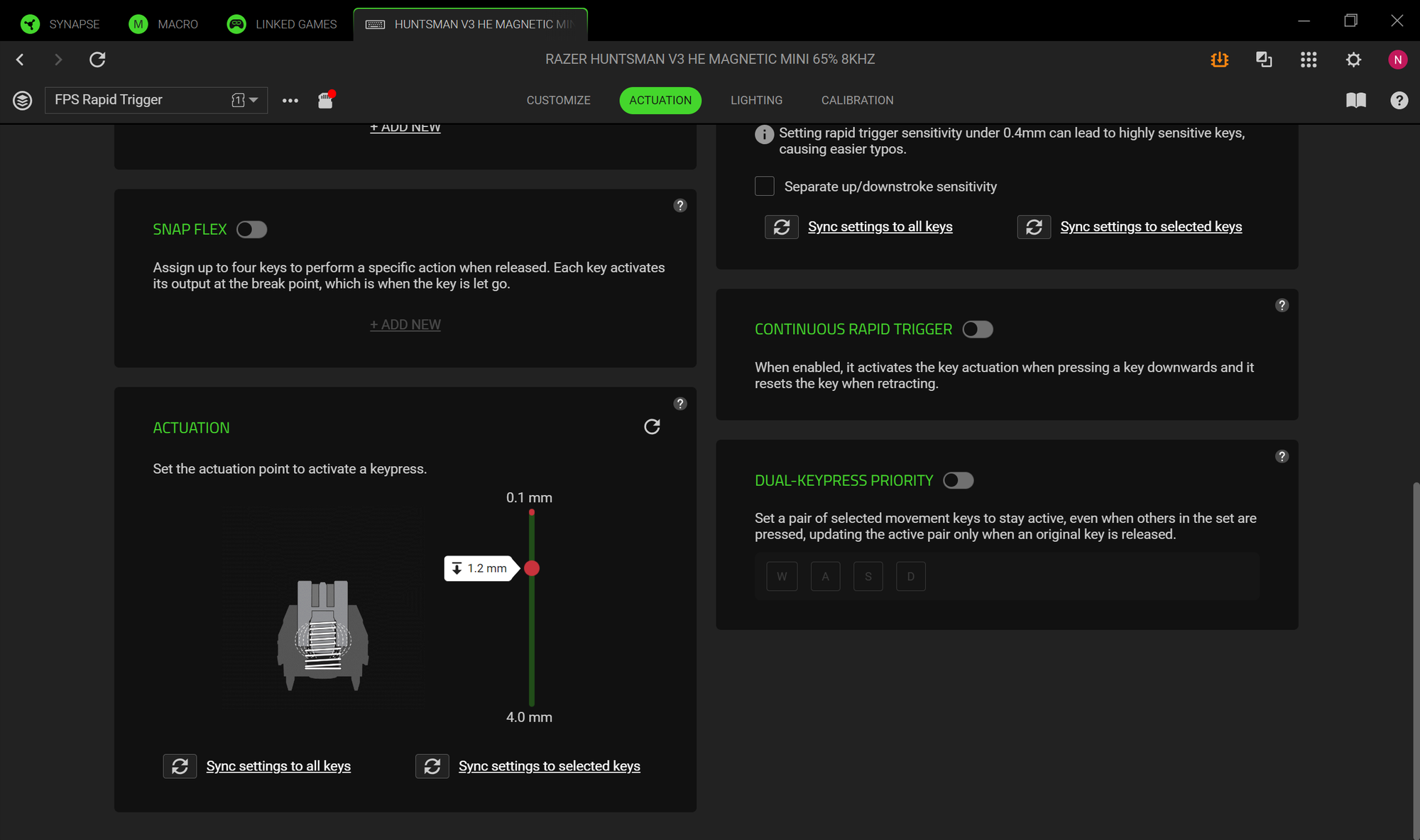 Trên tay bàn phím Hall Effect đầu tiên của Razer: Nhỏ gọn, 8.000 Hz, kiểm soát từng milimet hành trình và đầy đủ “vũ khí” cho game thủ - Ảnh 26.