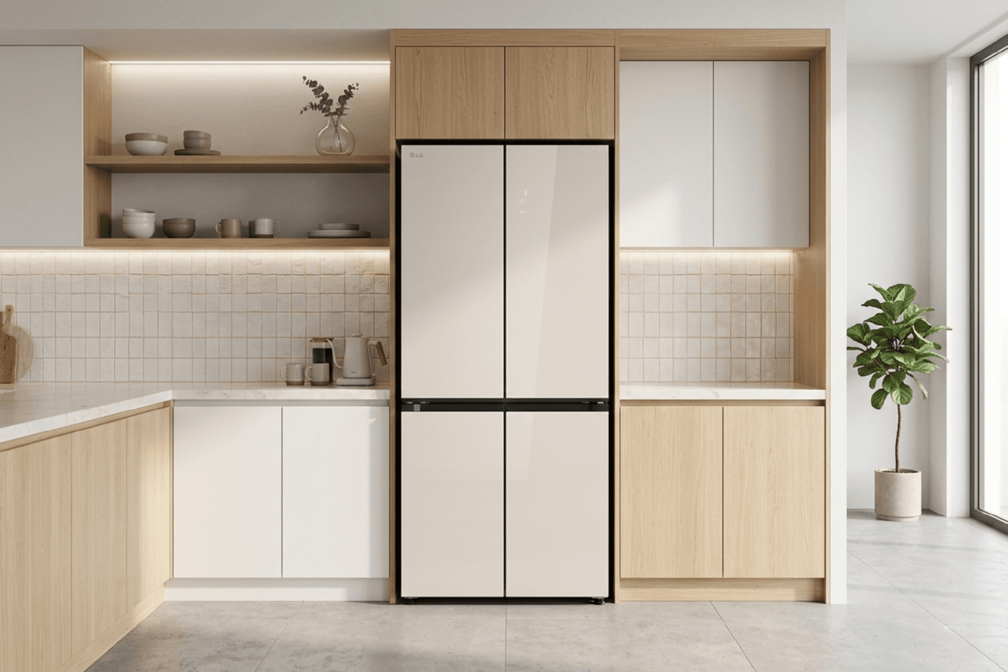 Tủ lạnh âm tường LG: Giải pháp “vừa vặn từng li” cho căn bếp hiện đại - Ảnh 4. Tủ lạnh âm tường LG: Giải pháp “vừa vặn từng li” cho căn bếp hiện đại - Ảnh 4.