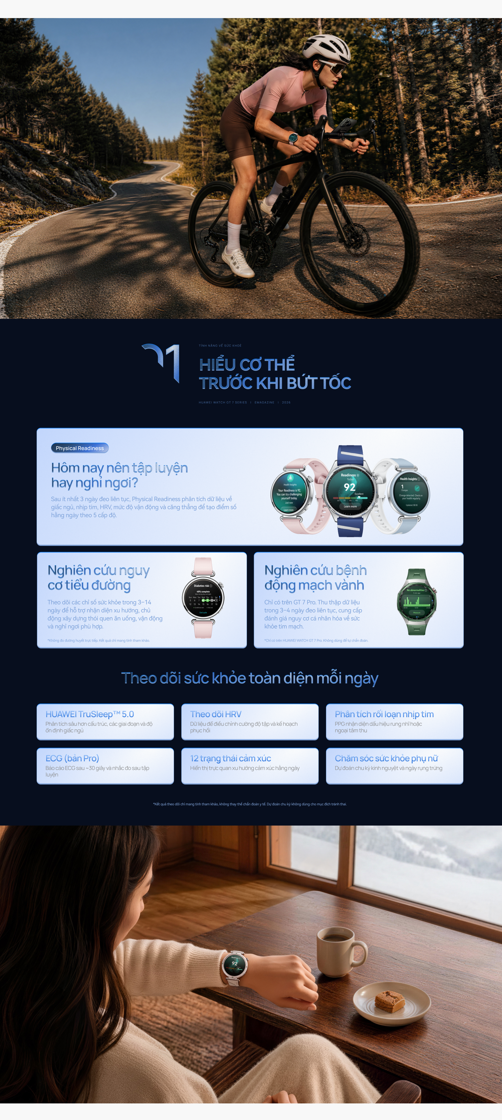 Từ sức khỏe đến thể thao chuyên sâu: HUAWEI WATCH GT 7 Series mới có gì? - Ảnh 3. Từ sức khỏe đến thể thao chuyên sâu: HUAWEI WATCH GT 7 Series mới có gì? - Ảnh 3.
