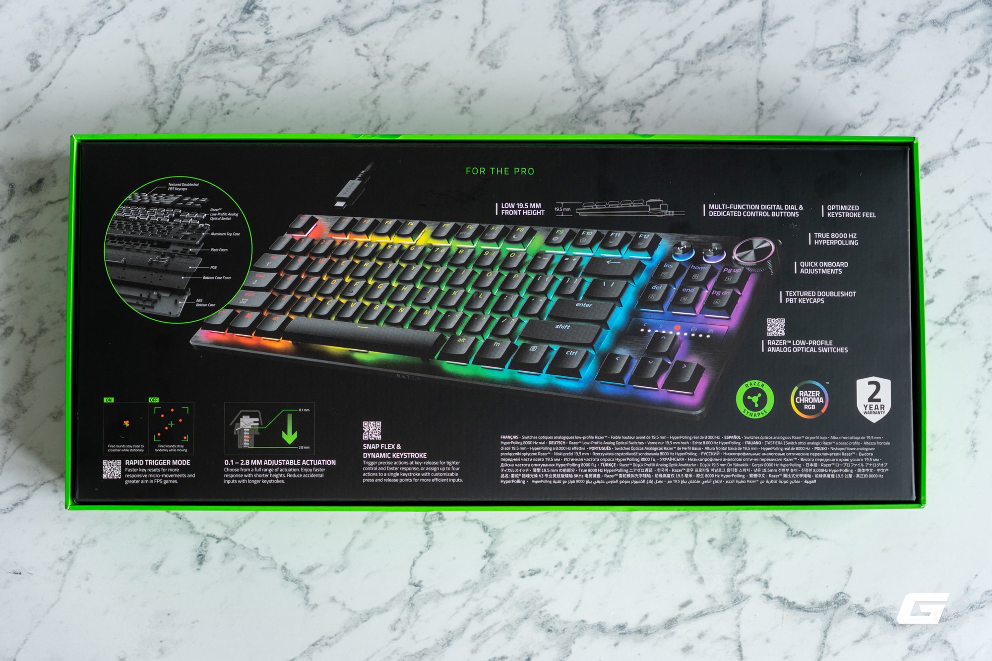 Tr&ecirc;n tay Razer Huntsman V3 Pro Low-profile TKL 8KHz: Razer đ&atilde; l&agrave;m điều chưa h&atilde;ng b&agrave;n ph&iacute;m n&agrave;o từng l&agrave;m - Ảnh 2.