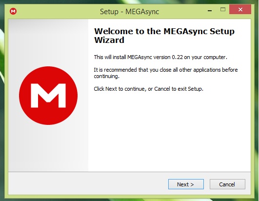 instal MEGAsync 4.9.6
