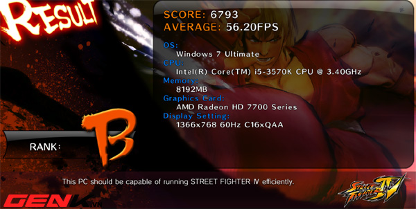 
	Street Fighter IV - 1366 x 768 - MSI HD 7730 DDR3
