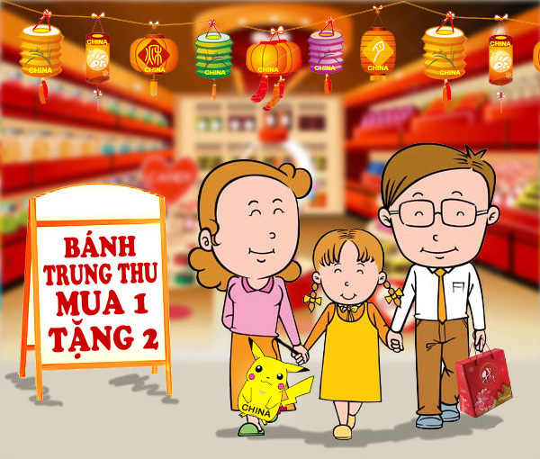 Game thủ vẽ bộ ảnh Trung Thu cảm động