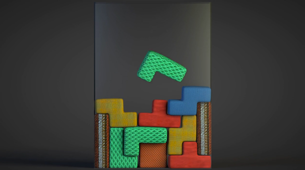 Tetris ngộ nghĩnh với màn chơi bằng nệm