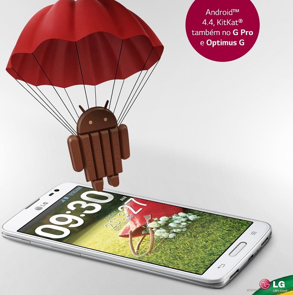 LG công bố cập nhật Android KitKat cho smartphone Optimus đời cũ