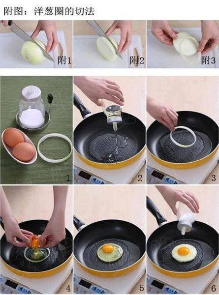 Rán trứng tròn, đẹp quá đơn giản.
